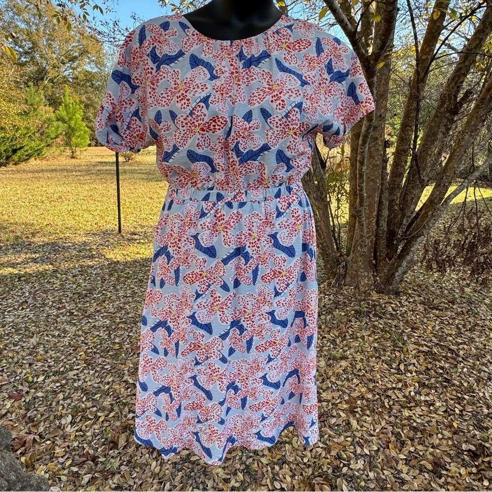 English Factory Floral Print Women's Dress Size Medium